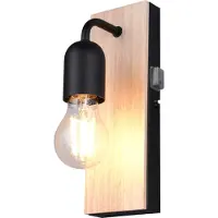 TRIO LED Wandlamp E27 | Arturo | Rond | Hout | IP44 | Lighting