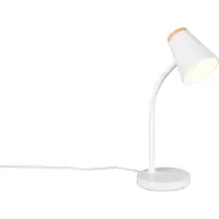 TRIO REALITY PONGO - Tafellamp - Bureaulamp - Wit - incl. 1x SMD 4,5 W - Flexibel - LED-printplaat met hoog voltage - Niet dimbaar