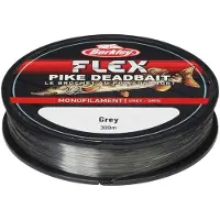 Berkley Flex Pike Deadbait Grijs - 300 meter, lijntje voor doodevis, diameter: 0,30 mm, draagkracht: 6,8 kg