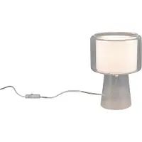 TRIO Design tafellamp Rocka transparant