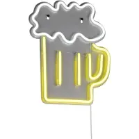 TRIO Neon Wandlamp Bier | Geel | 5W | Lighting