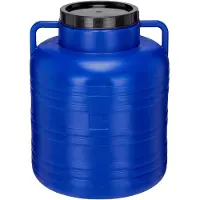 Garronda 80l Kunststof Trommel Met Deksel - Regenton - Vat - HDPE - Voedselvat - Tuin Hobbock – Blauw – GD-STE-BarrelF