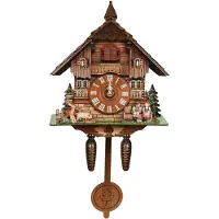 Easybuy Klok met kuil, staande klok, wandklok. Handwerk, kunstklok, geschikt voor woonkamer, eetkamer, winkelruimte