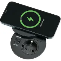 NABER Evoline Circle80 DisQ, stopcontactelement, met Schuko-stopcontact