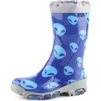 Ladeheid LA-RB-492 Kinder Regenlaarzen - Rubber - Licht - PCV - Blauwe Geest - 27/28