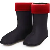 Ladeheid Sokken voor Regenlaarzen Modell LA-KL-EVA-Kids en KL050 – Fleecesokken – 23 – Rood - LA-KL-045