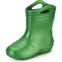 Ladeheid LA-KL-051-Summer Kinderen Regenlaarzen - Rubber Laarzen - EVA - Smaragdgroen - 24