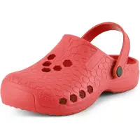 Ladeheid Clogs - Tuinschoenen - Lichte - Unisex – Dames – Heren – Rood 1841 – 37 - LA-KL-056