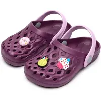 Ladeheid Clogs Kinderen - Tuinschoenen - Lichte - Kinderschoenen - Meisjes - Jongens – Violet – 30/31 - LA-CA-FlowKidsJib