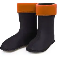 Ladeheid Sokken voor Regenlaarzen Modell LA-KL-EVA-Kids en KL050 – Fleecesokken – 33 – Oranje - LA-KL-045