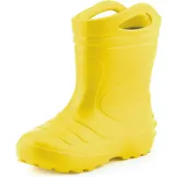 Ladeheid LA-KL-051 Kinder Regenlaarzen - Rubber - met Binnenschoen en Grepen - Waterdicht - EVA - Wasbare Binnenschoen – Zonnig – 30