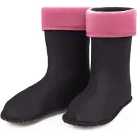 Ladeheid Sokken voor Regenlaarzen Modell LA-KL-EVA-Kids en KL050 – Fleecesokken – 22 – Roze - LA-KL-045