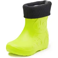 Ladeheid Kinder Regenlaarzen - Gevoerd en Waterdicht - EVA - LA-CA-Panda249 - Limone - 26/27