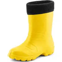 Ladeheid Dames Regenlaarzen - Thermo Rubberlaarzen Vederlicht - EVA - LA-LMG-879-Aspen - Geel/Zwart - 36