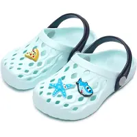 Ladeheid Clogs Kinderen - Tuinschoenen - Lichte - Kinderschoenen - Meisjes - Jongens – Lichtblauw – 33/34 - LA-CA-FlowKidsJib