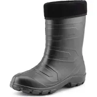 Ladeheid Dames Regenlaarzen - Thermo Rubberlaarzen Vederlicht - EVA - LA-LMG-879-Aspen - Grafiet/Zwart - 36