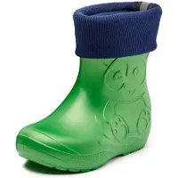 Ladeheid Kinder Regenlaarzen - Gevoerd en Waterdicht - EVA - LA-CA-Panda249 - Smaragdgroen - 26/27