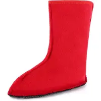Ladeheid Sokken voor Regenlaarzen – Fleecesokken – LA-CA-PandaSocks – Rood – 22/23