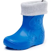 Ladeheid Kinder Regenlaarzen - Gevoerd en Waterdicht - EVA - LA-CA-Panda249 - Blauw - 30/31