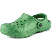 Ladeheid Clogs Kinderen - Tuinschoenen - Lichte - Kinderschoenen - Meisjes - Jongens – Smaragdgroen – 26 – LA-KL-055