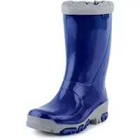 Ladeheid LA-RB-492 Kinder Regenlaarzen - Rubber - Licht - PCV - Korenbloem Asgrijs - 25/26