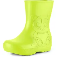Ladeheid LA-CA-Panda Kinder Regenlaarzen - Rubber - Licht - EVA - Limoen - 28/29