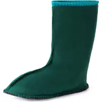 Ladeheid Sokken voor Regenlaarzen – Fleecesokken – LA-CA-PandaSocks – Smaragdgroen – 22/23