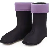 Ladeheid Sokken voor Regenlaarzen Modell LA-KL-EVA-Kids en KL050 – Fleecesokken – 22 – Violet - LA-KL-045