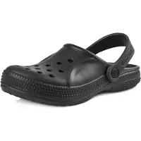 Ladeheid Clogs Kinderen - Tuinschoenen - Lichte - Kinderschoenen - Meisjes - Jongens – Zwart – 35 – LA-KL-055