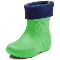 Ladeheid Kinder Regenlaarzen - Gevoerd en Waterdicht - EVA - LA-CA-Panda249 - Groen - 28/29
