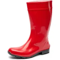 Ladeheid LA-LMG-967-Ilse Dames Regenlaarzen - Rubber - Hoog - PVC - Waterdicht – Zwart – 38