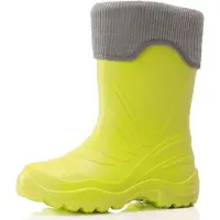 Ladeheid LA-LMG-861-Termix Dames Regenlaarzen - Rubber - Gevoerd - EVA - Waterdicht – Lime509/Grijs – 28/29