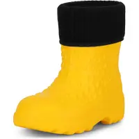 Ladeheid Kinder Regenlaarzen - Thermo Rubberlaarzen Vederlicht - EVA - LA-DW-KidsWinter - Geel 1032 - 26/27