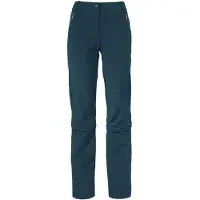 Vaude - Women's Farley Stretch Capri T-Zip Pants III - Afritsbroek 34 - Short, blauw