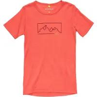 Devold - Kid's Active Outline Tee - Merinoshirt 92, cayenne