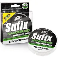 Sufix Nanobraid Braided Line 100 M Geel 0.080 mm