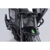 SW-Motech Radiatorbeschermer - Zwart/Zilver. Versys 1000 (18-) / 1100 (24-).