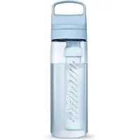 LifeStraw Go Icelandic Blue GO-650ML-ICE BPA-Free Plastic, waterfles met 2-stage filter, 650 ml