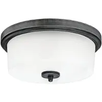 WESTINGHOUSE Plafondlamp Cedric, dimbaar, alu / grijs / zink, Woon-/ Eetkamer, metaal, plafondlamp