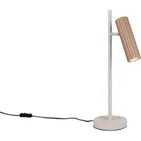 TRIO Design tafellamp Soka mokka bruin