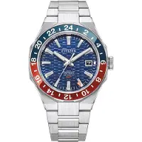 Citizen Series 8 GMT Heren Zilveren Horloge NB6030-59L