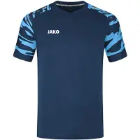 Jako Functioneel shirt blauw / wit