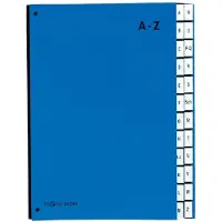 Pagna sorteermap Color A-Z, ook voor oversized maten, polypropeen, blauw