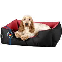 BedDog hondenmand LUPI, vierkant hondenkussen, grote hondenbed, hondensofa, hondenhuis, met afneembare hoez, wasbaar, maat S-XXXL