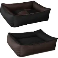 BedDog hondenmand MAX QUATTRO 4in1, vierkant hondenkussen, grote hondenbed, hondensofa, hondenhuis, met afneembare hoez, wasbaar, maat M-XXXL