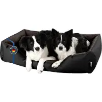 BedDog hondenmand LUPI, vierkant hondenkussen, grote hondenbed, hondensofa, hondenhuis, met afneembare hoez, wasbaar, maat S-XXXL
