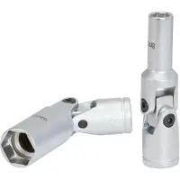 Ks Tools 500.7305 3/8 gloeibougiedraainoten, kort, 75 mm, 14 mm