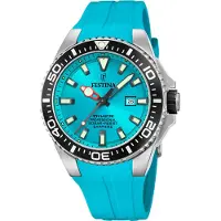 Festina Duikhorloge Diver Collection Horloge, quartz, herenhorloge, roestvrijstalen band, tot 20 bar waterdicht.