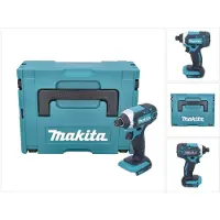 Makita Boormachine + slagboor, DTD 152 ZJ 18V Li-Ion snoerloze slagmoersleutel in Makpac - zonder accu, zonder oplader (Oplaadbare batterij)