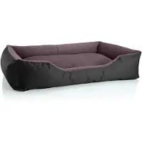 BedDog hondenmand TEDDY, vierkant hondenkussen, grote hondenbed, hondensofa, hondenhuis, met afneembare hoez, wasbaar, maat S-XXXL